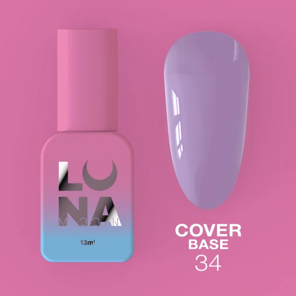LUNA MOON - Камуфлююча база Cover Base 13ml № 34