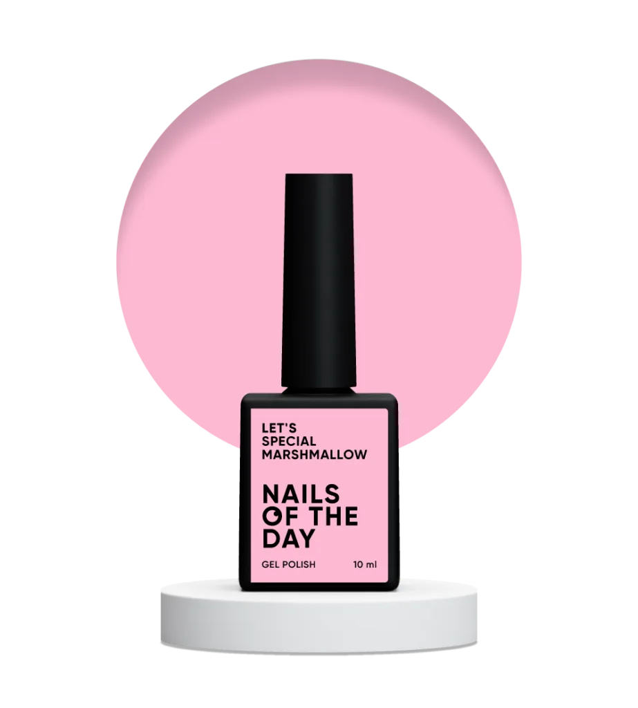 NAILSOFTHEDAY - Let's special, 10 ml - SPRING Marshmallow-205- гель–лак для нігтів, що перекриває в один шар