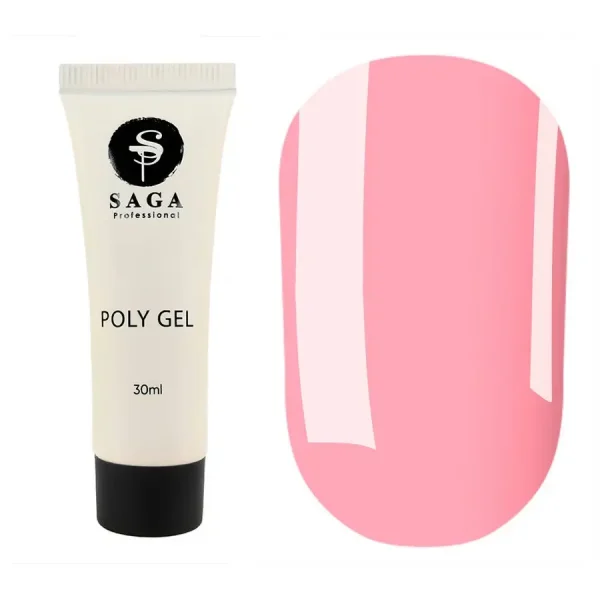 SAGA - Полігель для нігтів Poly Gel NEW 04, 30 мл