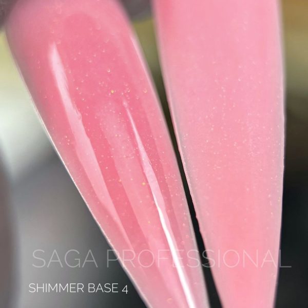 SAGA - База для гель-лаку Shimmer Base 15 мл № 4 - Image 2