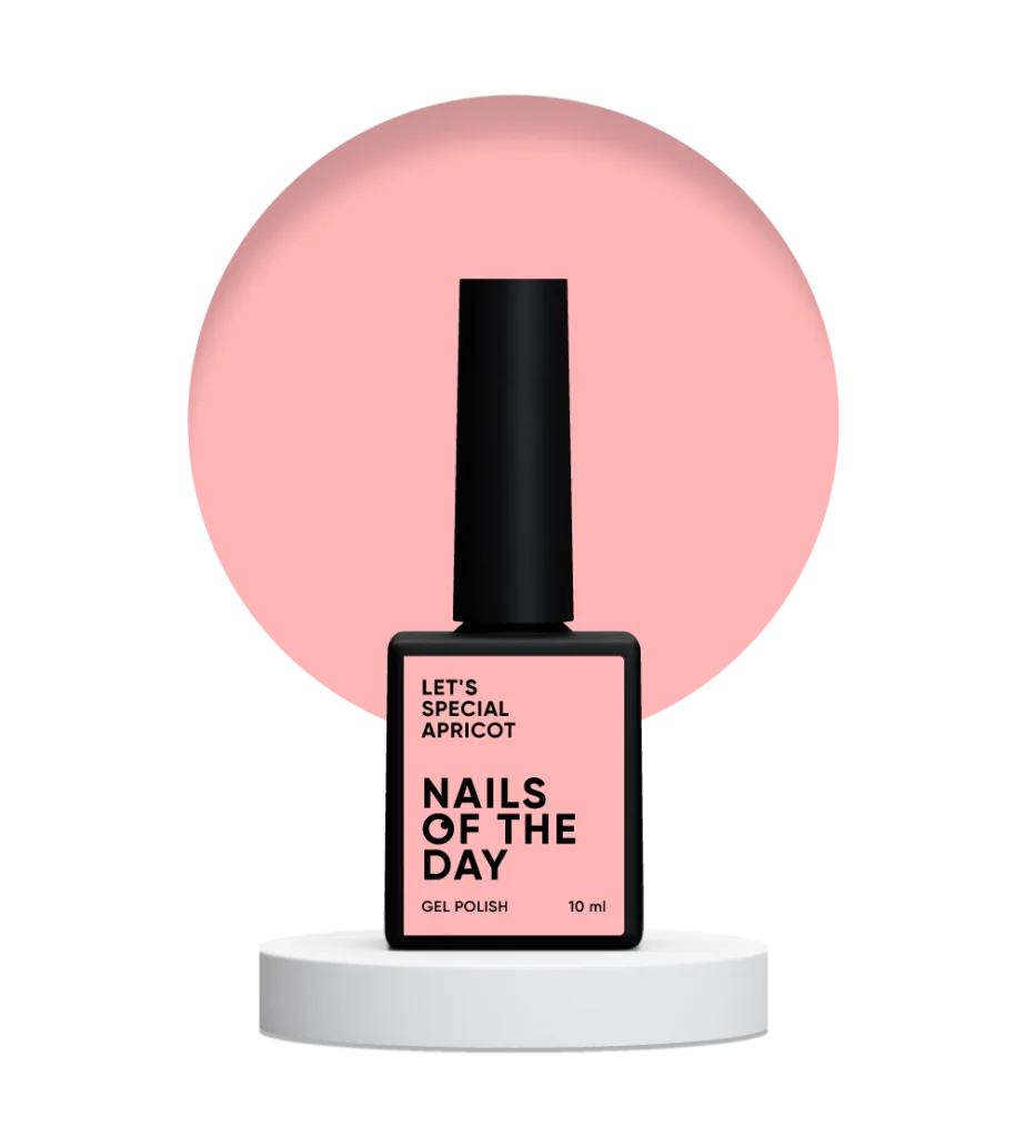 NAILSOFTHEDAY - Let's special Apricot, 10 ml SPRING гель–лак для нігтів, що перекриває в один шар