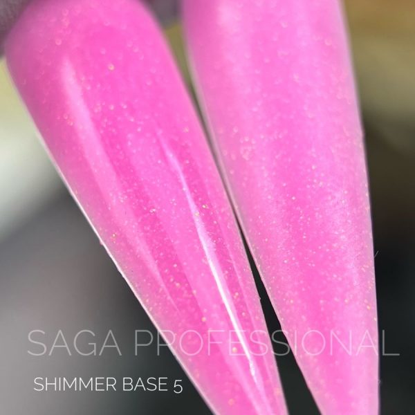SAGA - База для гель-лаку Shimmer Base 15 мл № 5 - Image 2