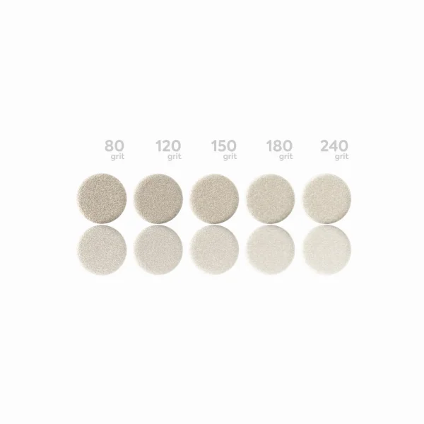 Wonderfile  FILE FOR PEDICURE DISC SIZE L  25mm 240gritt 50pcs - משייפים רכים לראש פדיקור דיסק 25 מ"מ 240 גריט 50 יחידות - Image 2