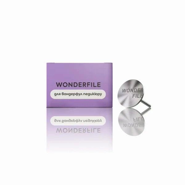 Wonderfile - Pedicure disc L (25 mm) - ראש שיוף לפדיקור דיסק 25 מ'מ מדיום למדבקות שיוף