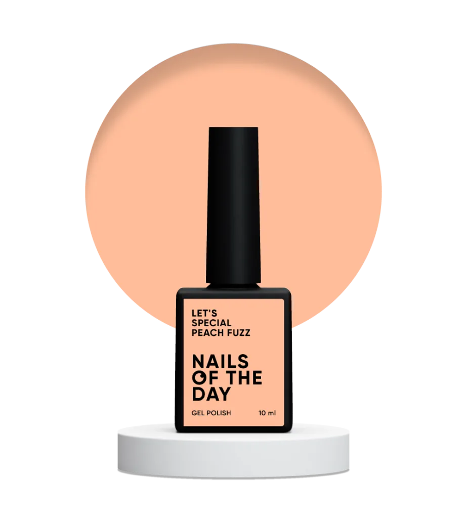 NAILSOFTHEDAY - Let's special , 10 ml - SPRING Peach Fuzz -181 гель–лак для нігтів, що перекриває в один шар