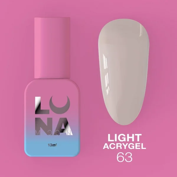 LUNA MOON - Рідкий Гель Light Acrygel 13ml  № 63