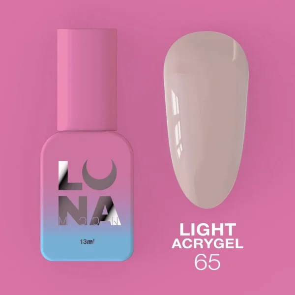 LUNA MOON - Рідкий Гель Light Acrygel 13ml  № 65