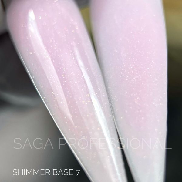 SAGA - База для гель-лаку Shimmer Base 15 мл № 7 - Image 2