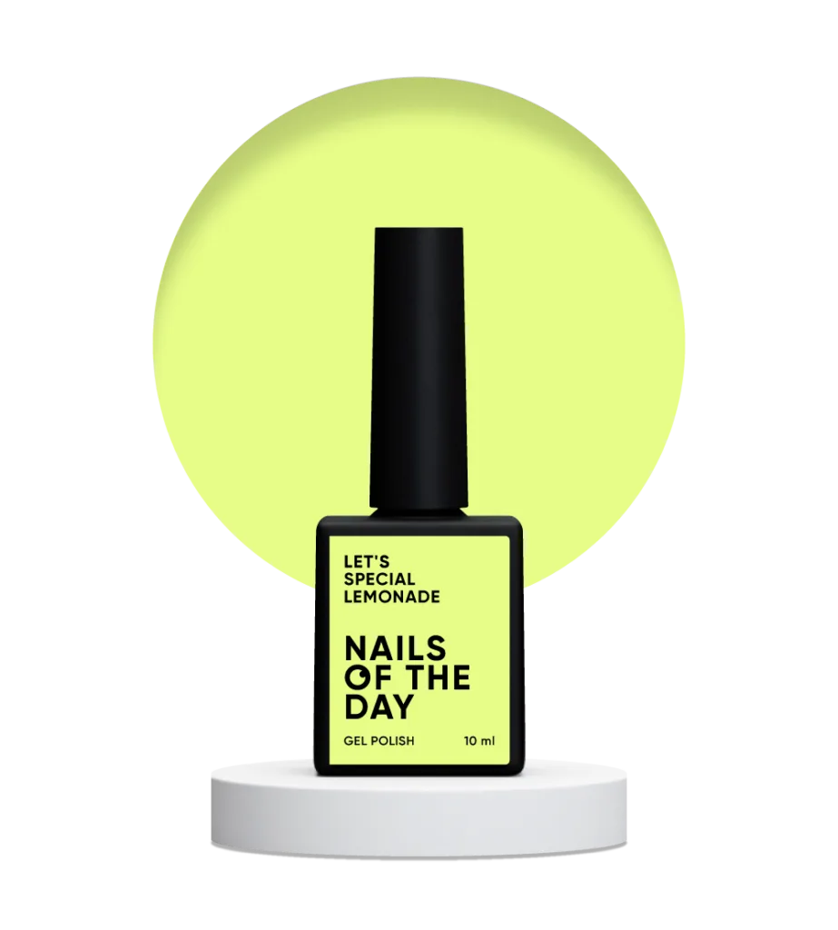 NAILSOFTHEDAY - Let's special , 10 ml - SPRING Lemonade-233- гель–лак для нігтів, що перекриває в один шар