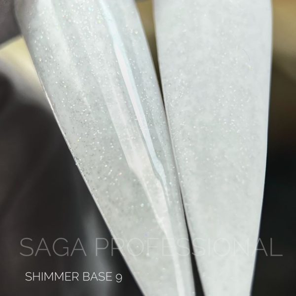 SAGA - База для гель-лаку Shimmer Base 15 мл № 9 - Image 2