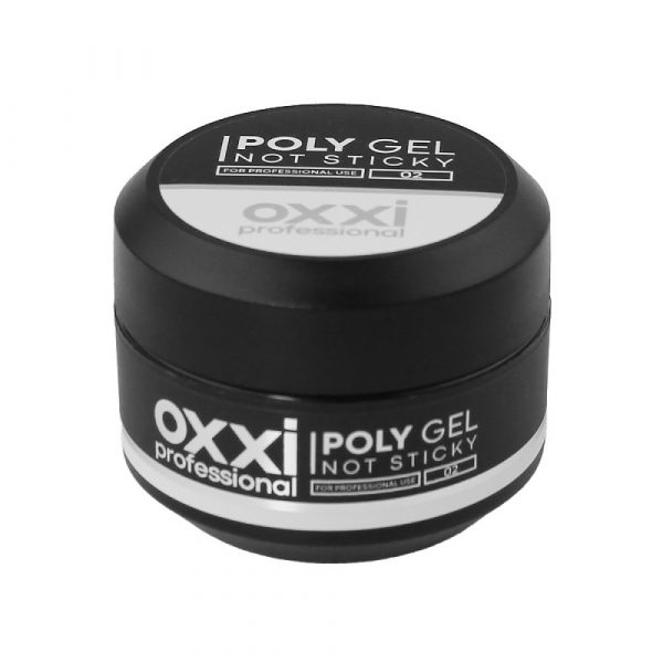 Полігель Poly Gel Not Sticky OXXI Professional, 2, молочний, 30мл - Image 3