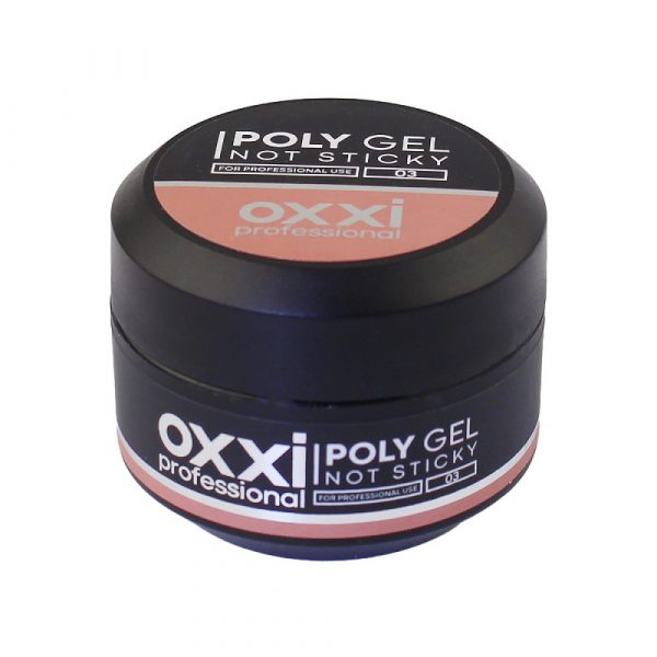 Полігель Poly Gel Not Sticky OXXI Professional, 3, бежевий, 30мл - Image 3