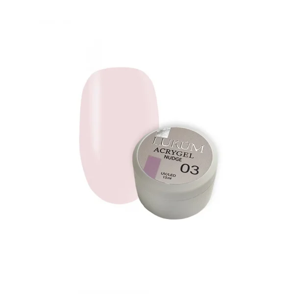 Акригель LUKUM - NUDGE ACRYGEL 03, 15 ml 3