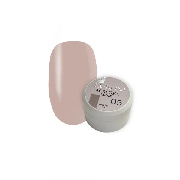 Акригель LUKUM - NUDGE ACRYGEL 05, 15 ml