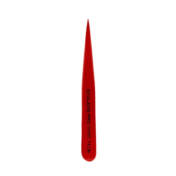 Staleks - EYEBROW TWEEZERS STALEKS PRO EXPERT 11 TYPE 5 TE-11/5r - פינצטה לריסים