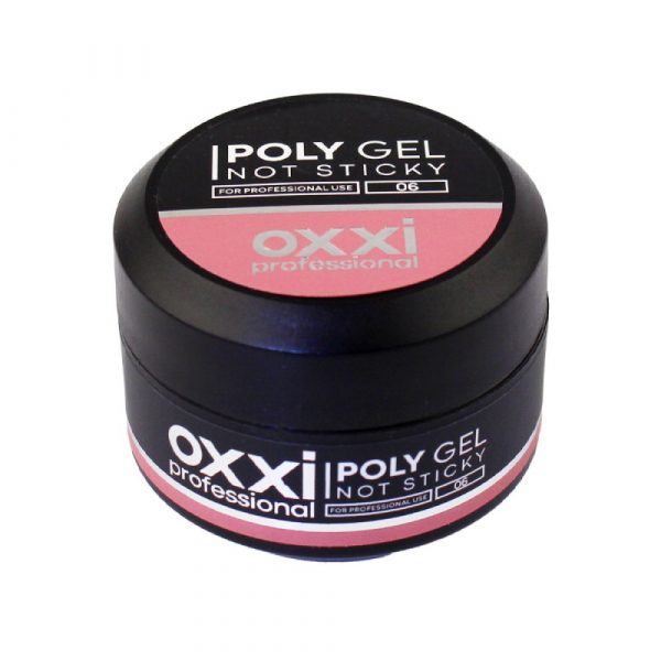 Полігель Poly Gel Not Sticky OXXI Professional, 6, рожевий, 30мл - Image 3