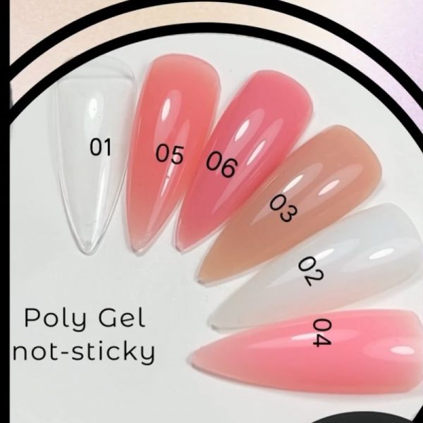 Полігель Poly Gel Not Sticky OXXI Professional, 5, персиковий, 30мл - Image 2
