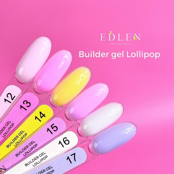 Моделюючий гель Builder Gel Lollipop Edlen 15 ml. №13 - Image 2
