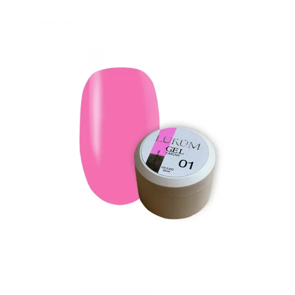 Моделюючий гель LUKUM - BUILDER GEL CATCHY GEL 01, 30 ml