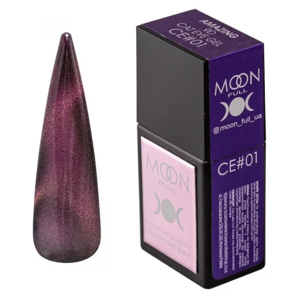 MOON FULL - Гель-лак 12 ML AMAZING 9D CAT EYE - CE 01