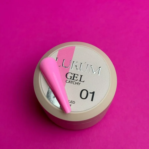 Моделюючий гель LUKUM - BUILDER GEL CATCHY GEL 01, 30 ml - Image 2