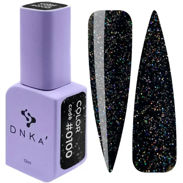 DNKa' - Гель лак 12 ML Color Gliter No, 0100
