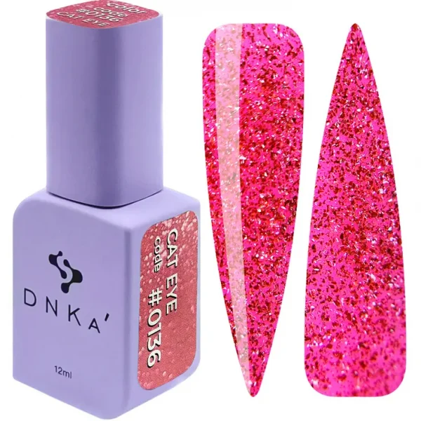 DNKa' - Гель лак 12 ML Color Cat Eye No, 0136