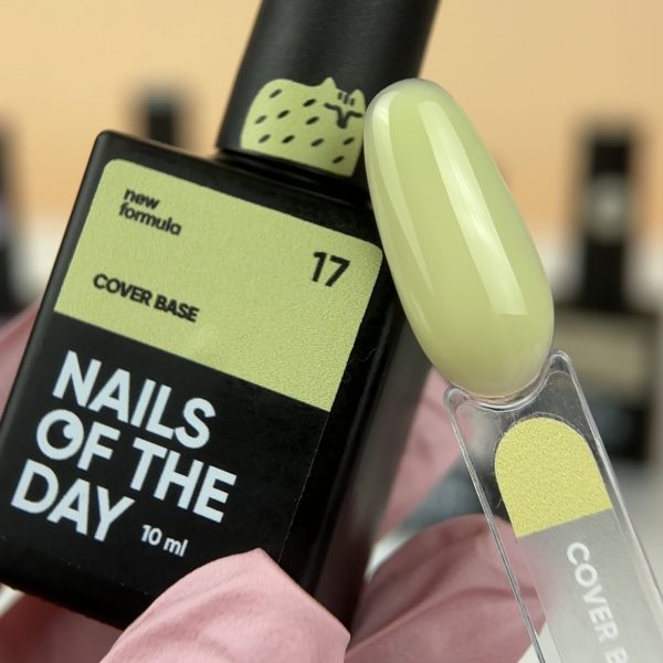 Nails of the day - Cover base NEW Formula 17, 10 ml камуфлююче базове покриття для нігтів - Image 3
