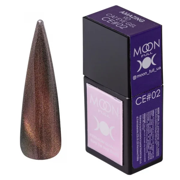 MOON FULL - Гель-лак 12 ML AMAZING 9D CAT EYE - CE 02