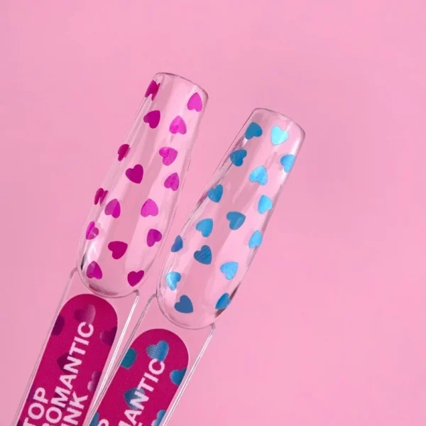 LUNA MOON - Топ для гель-лаку Top Romantic Blue 13ml - Image 3