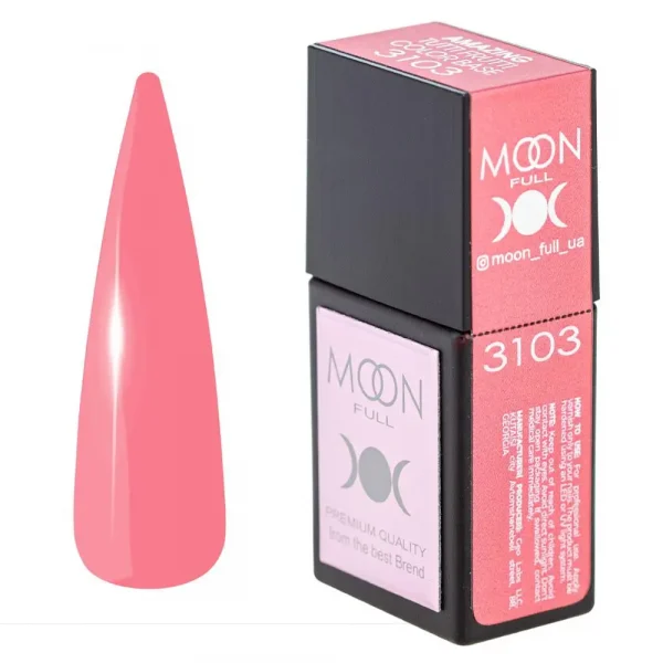 MOON FULL - База для нігтів кольорова Amazing Tutti Frutti № 3103, 12 мл