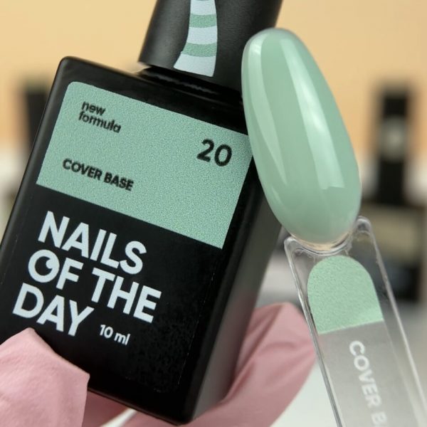 Nails of the day - Cover base NEW Formula 20, 10 ml камуфлююче базове покриття для нігтів - Image 2