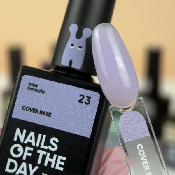 Nails of the day - Cover base NEW Formula 23, 10 ml камуфлююче базове покриття для нігтів - Image 2