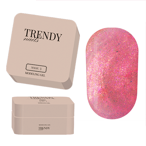 TRENDY - Modeling Gel Magic No. 3, 15ml - ג'ל בנייה קסם מודלינג 15 מל - מס, 03