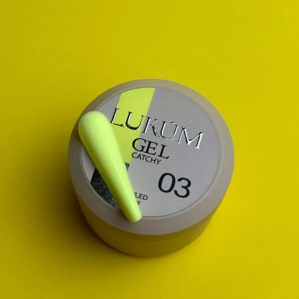 Моделюючий гель LUKUM - BUILDER GEL CATCHY GEL 03, 30 ml - Image 2