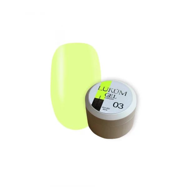 Моделюючий гель LUKUM - BUILDER GEL CATCHY GEL 03, 30 ml