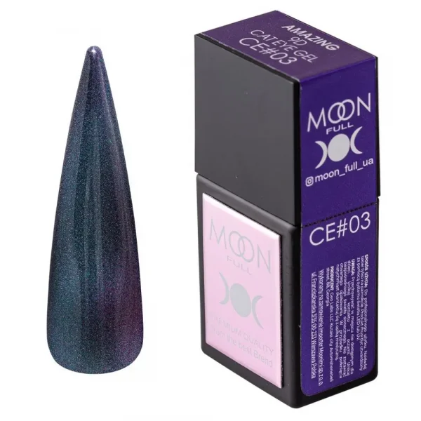 MOON FULL - Гель-лак 12 ML AMAZING 9D CAT EYE - CE 03