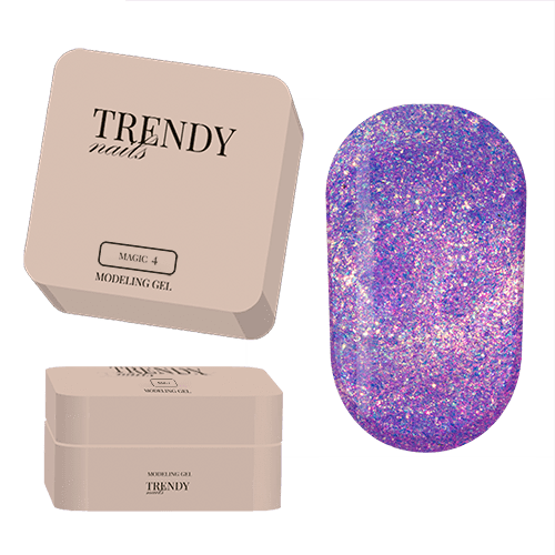 TRENDY - Modeling Gel Magic No. 4, 15ml - ג'ל בנייה קסם מודלינג 15 מל - מס, 04