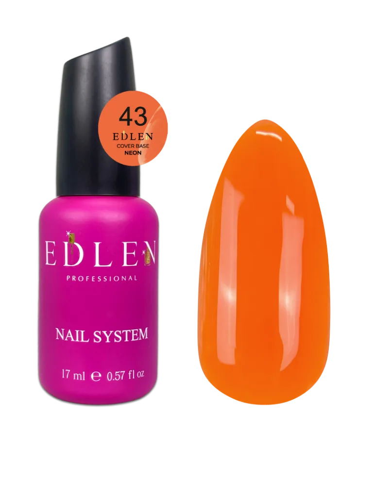 Камуфлююча база Cover base Neon Edlen 17 ml. №43