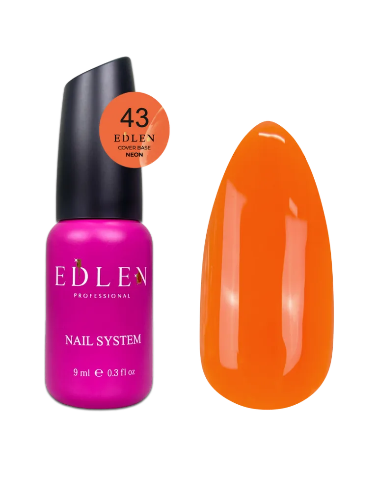Камуфлююча база Cover base Neon Edlen 9 ml. №43