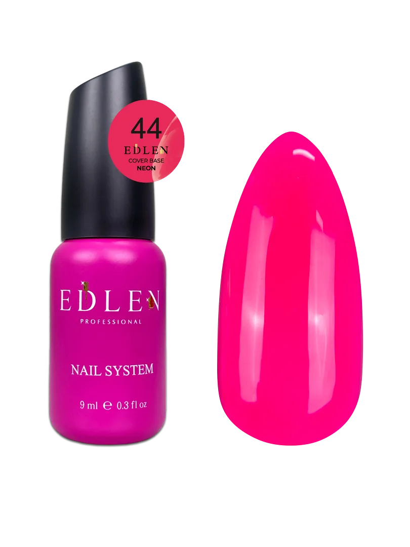 Камуфлююча база Edlen - Cover base Neon 9 ml. No. 44
