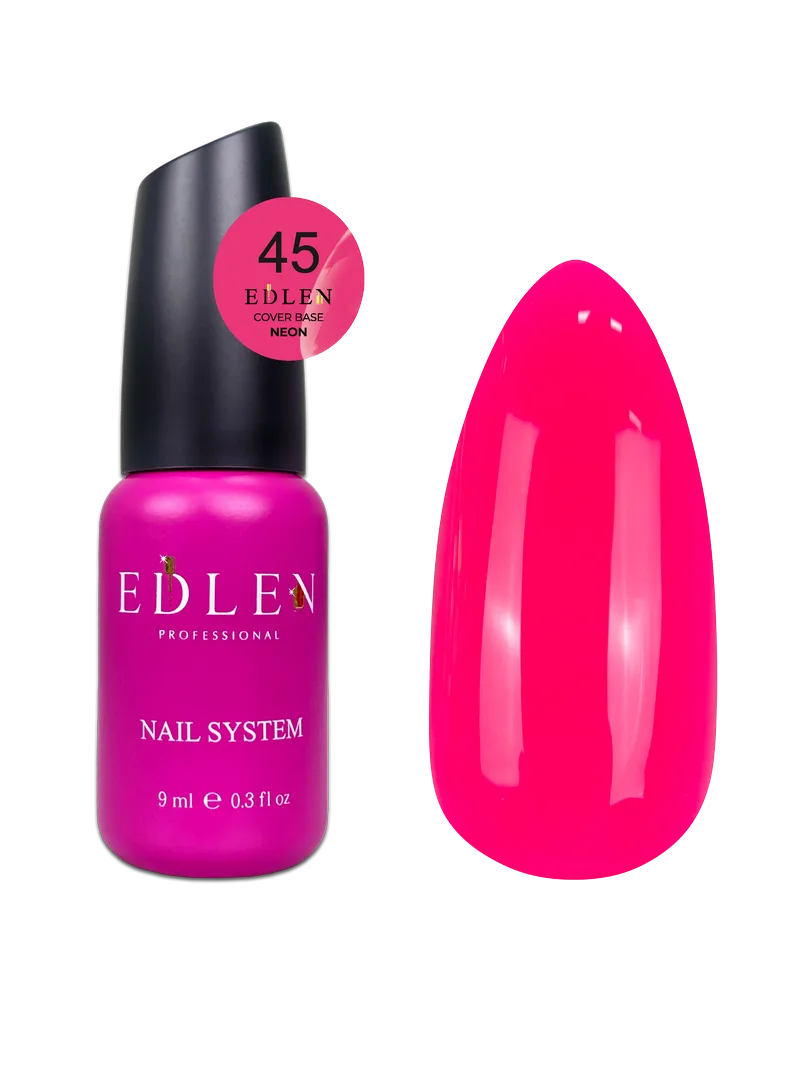 Камуфлююча база Cover base Neon Edlen 9 ml. №45