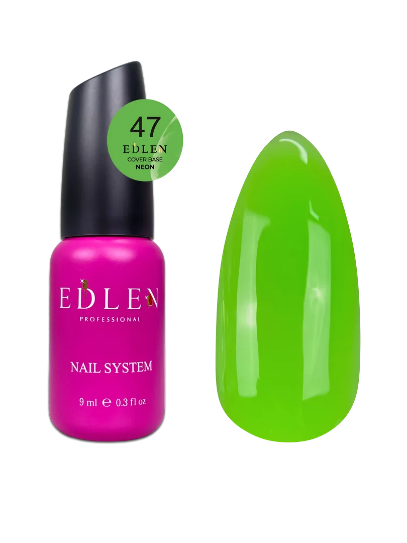 Камуфлююча база Cover base Neon Edlen 9 ml. №47
