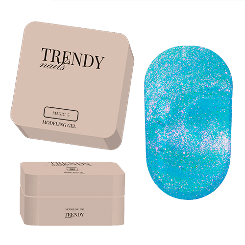 TRENDY - Modeling Gel Magic No. 5, 15ml - ג'ל בנייה קסם מודלינג 15 מל - מס, 05