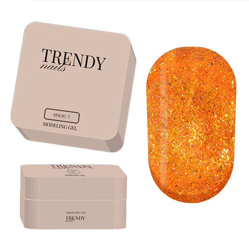 TRENDY - Modeling Gel Magic No. 7, 15ml - ג'ל בנייה קסם מודלינג 15 מל - מס, 07