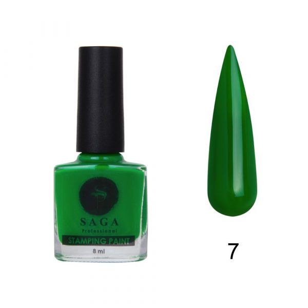 Saga -Лак-фарба для стемпінгу Stamping Paint 8 мл, № 07