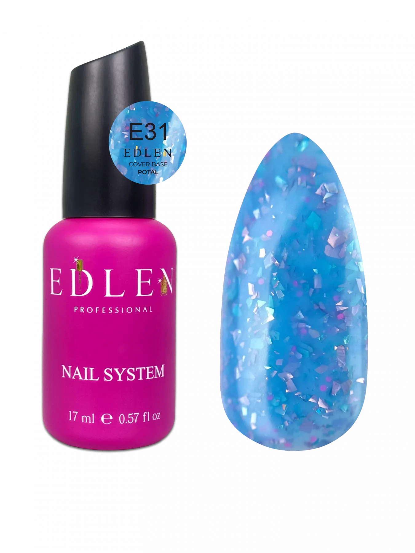 Камуфлююча база Cover base Potal Edlen 17 ml. №E31