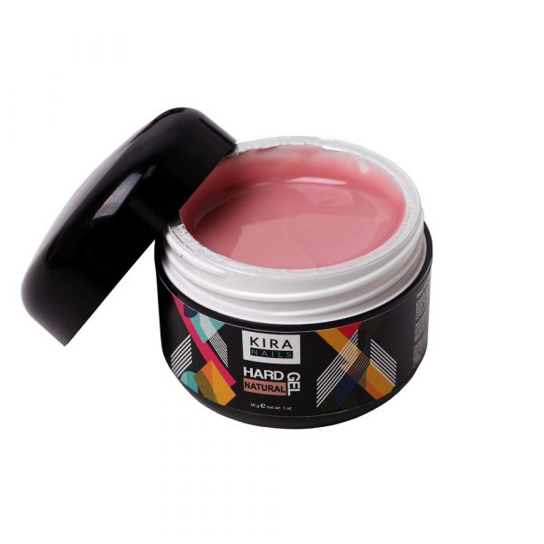 KIRA NAILS - Hard gel NATURAL 30g - ג'ל חזק לבנייה 30 מל - צבע טבעי