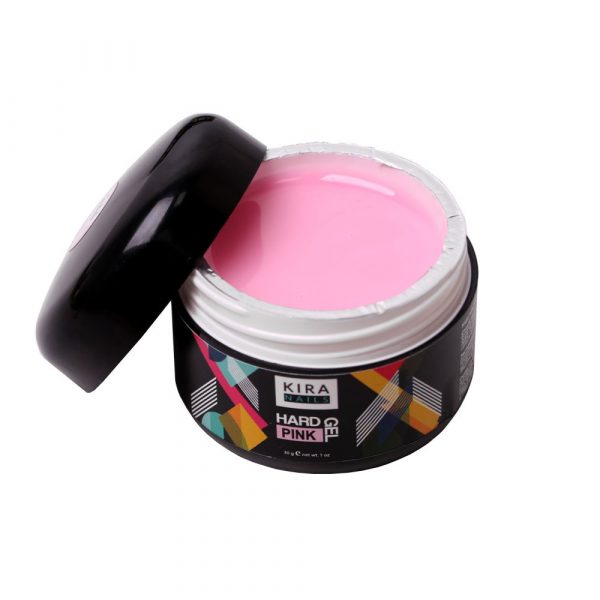 KIRA NAILS - Hard gel PINK 30g - ג'ל חזק לבנייה 30 מל צבע ורוד