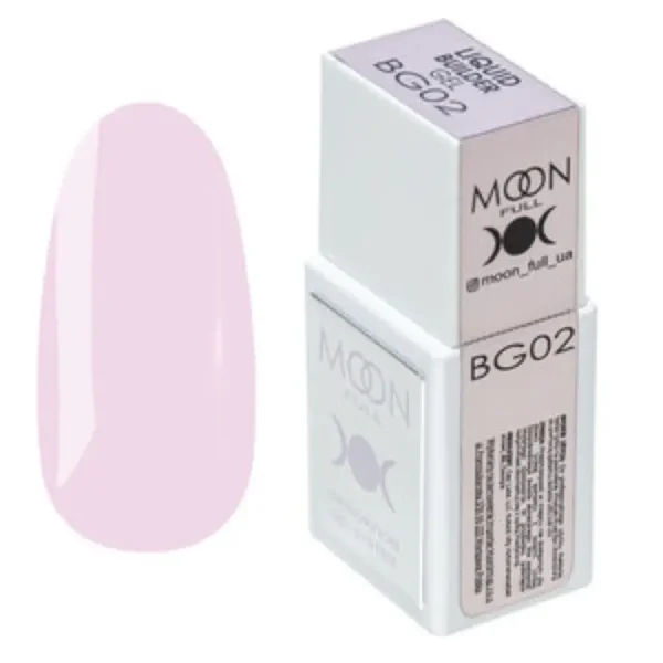 MOON FULL - Рідкий гель для зміцнення та моделювання нігтів Liquid Builder Gel №BG02, 15 мл